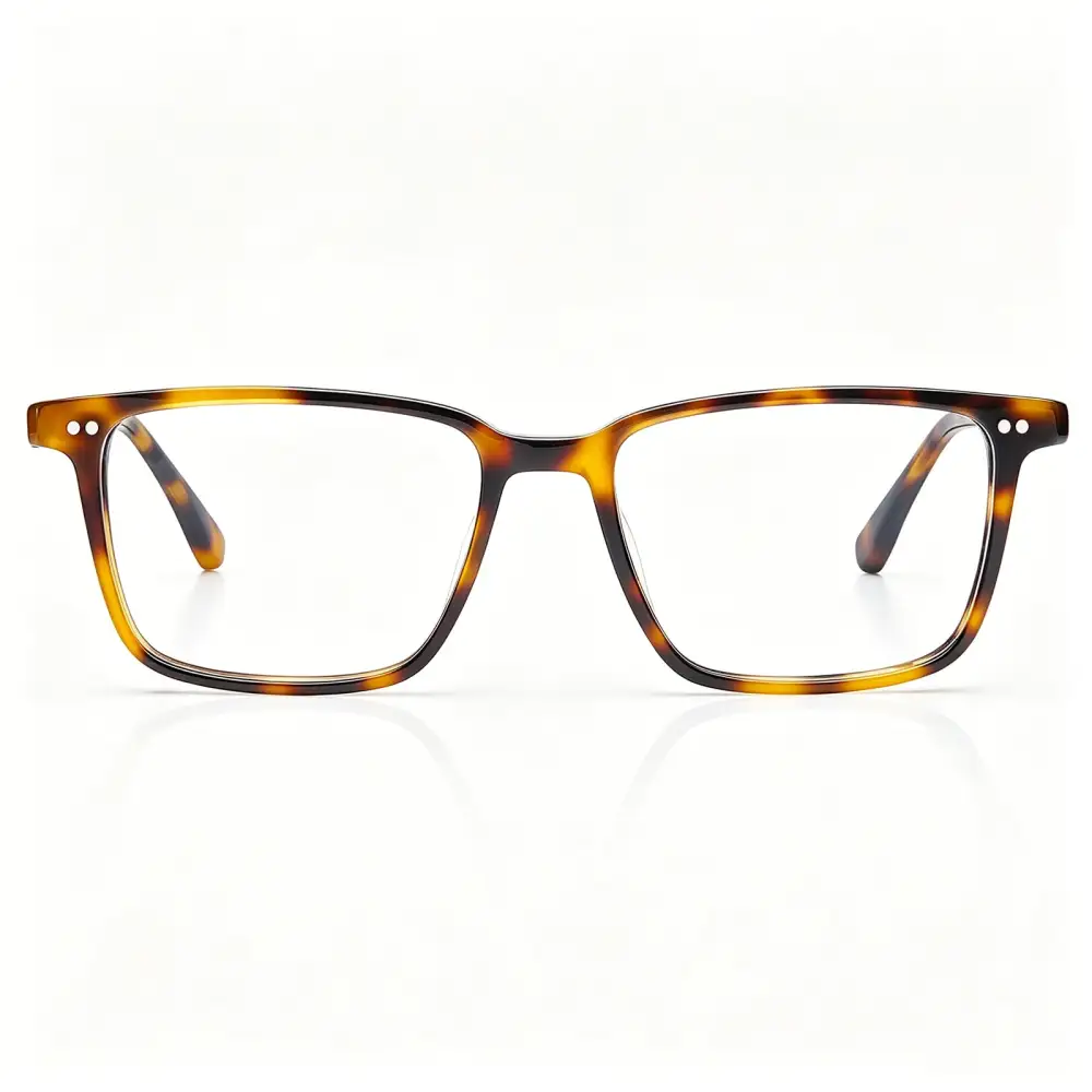 Minimal Silhouette Square Full Rim Acetate Blue Light Eyewear