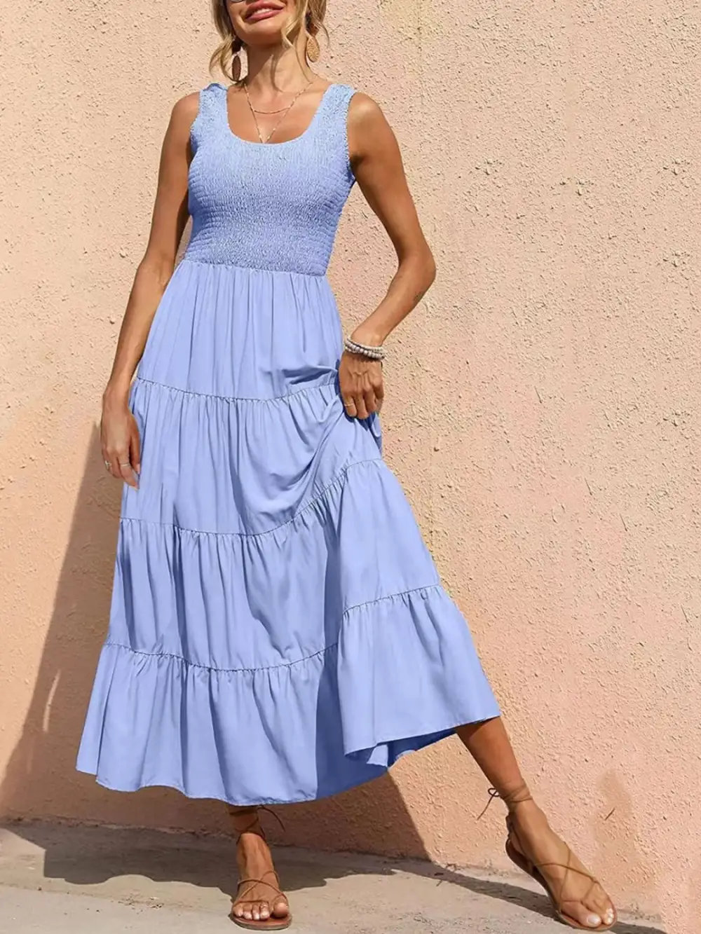 Classic Tiered Casual Dress