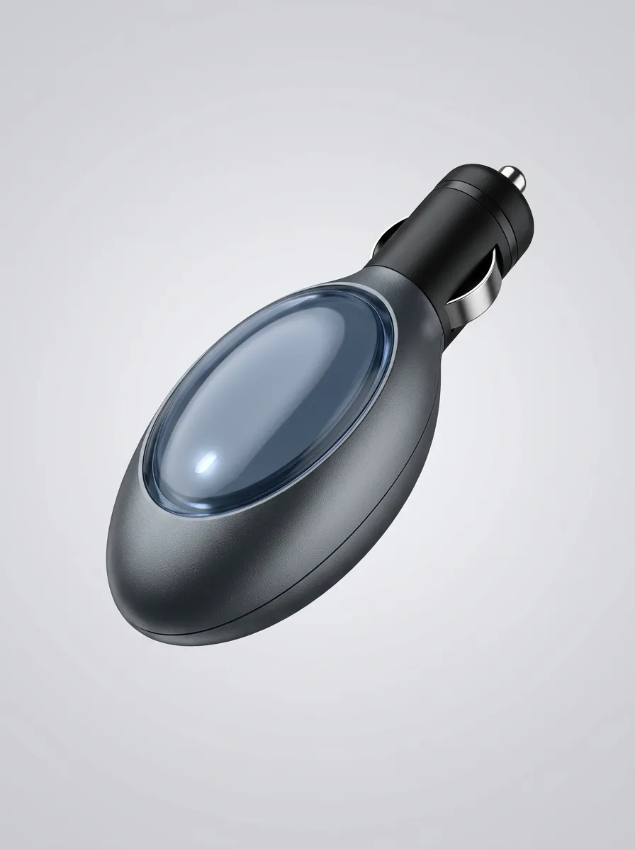 Oval-Design Portable Electronic Car Fuel Saver Device