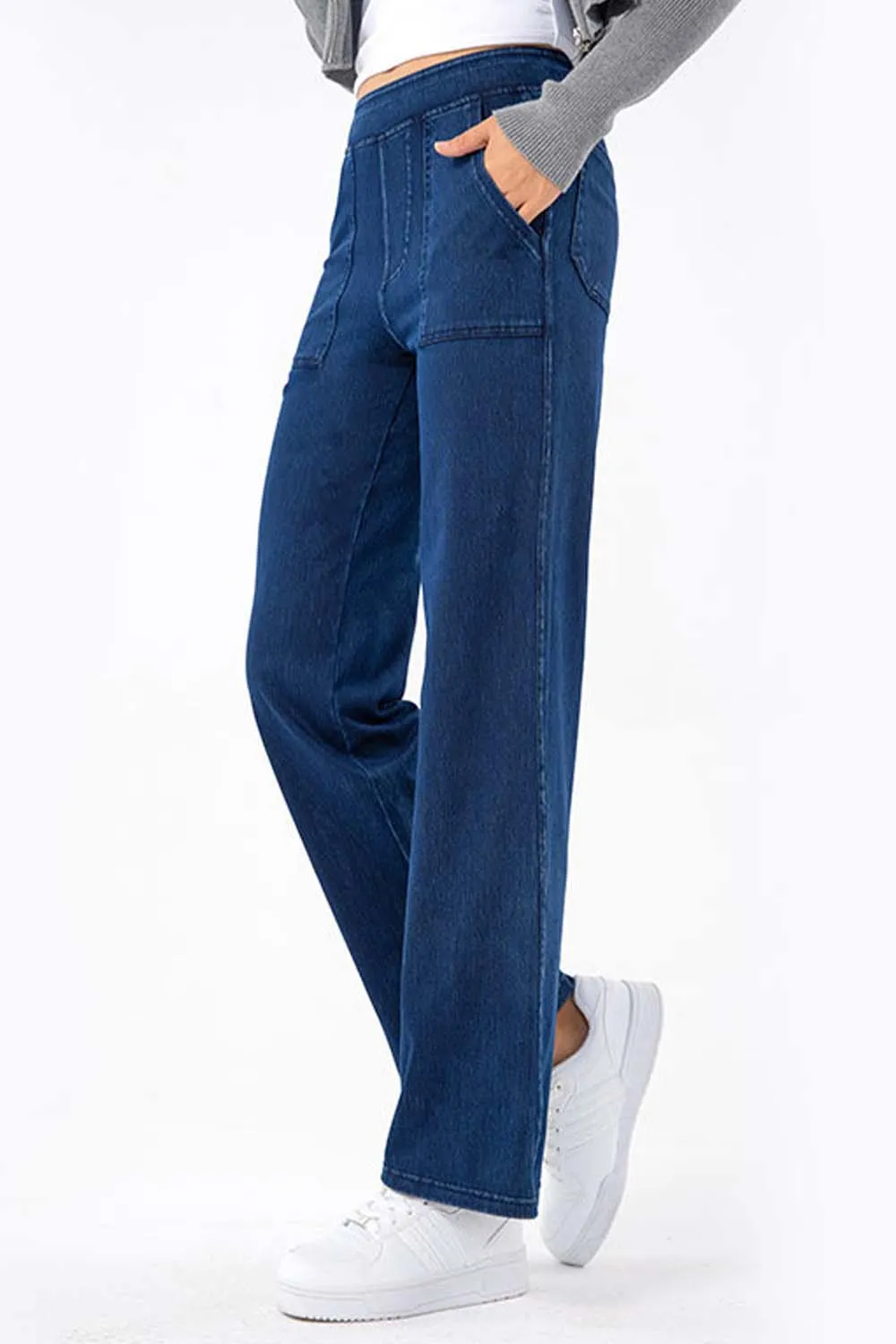 Everyday Pocket Long Denim Jeans