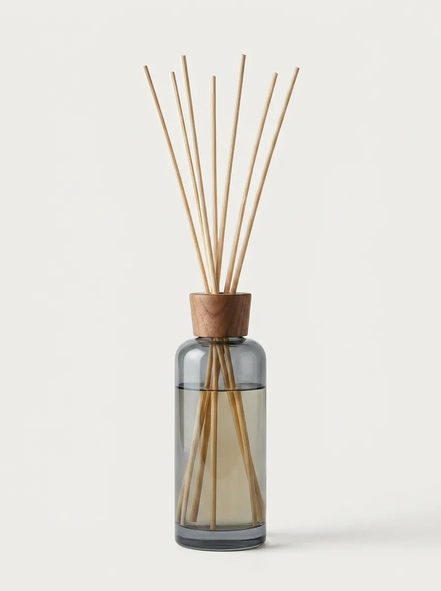 Home Fragrance Reed Diffuser Set Minimal Glass Bottle