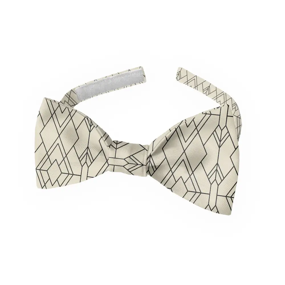 Vintage Deco Motif Bow Tie