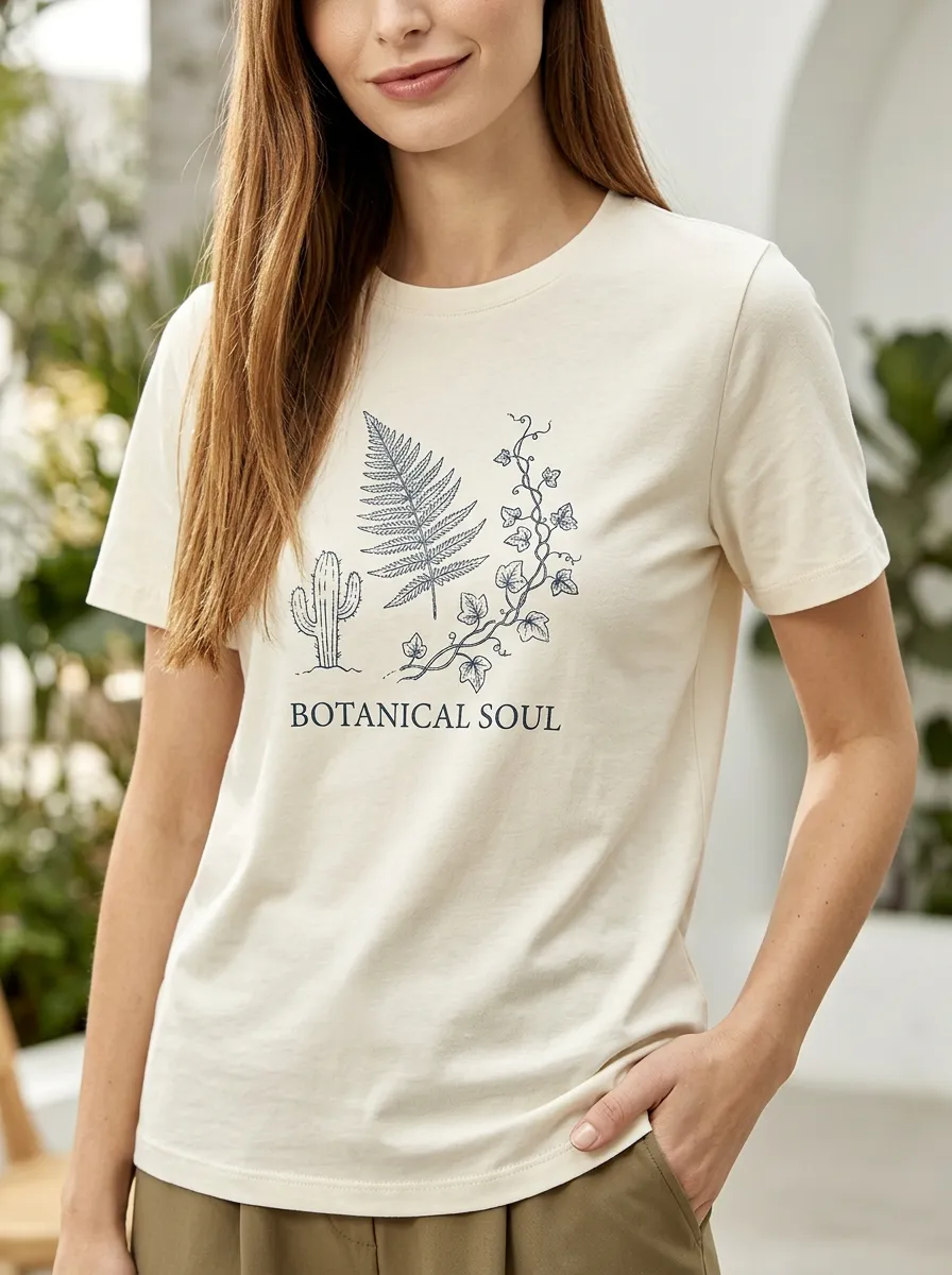 Botanical Soul Cactus T-Shirt