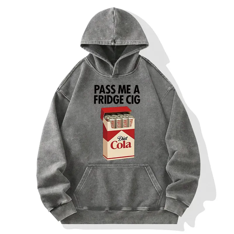 I Need Diet Cola Washed Hoodie