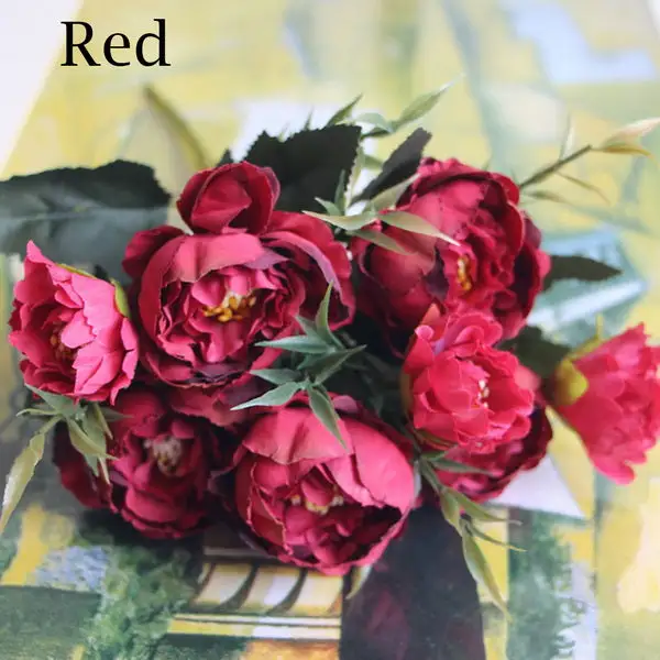 Layered Artificial Peony Bouquet
