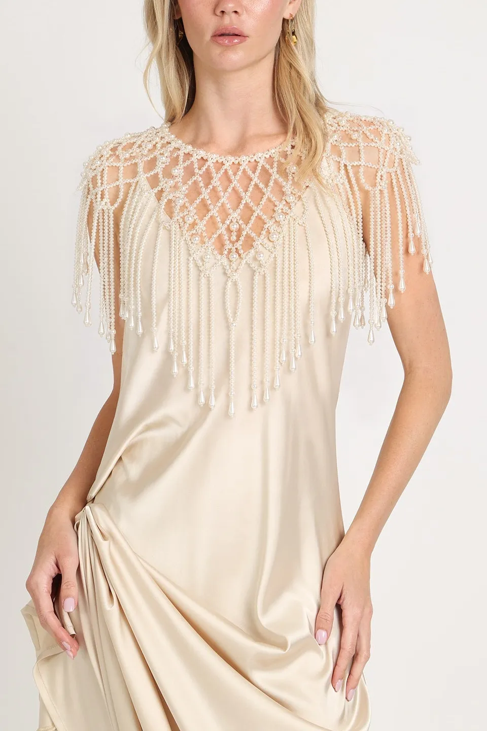 Pearl Beaded Fashion Necklace