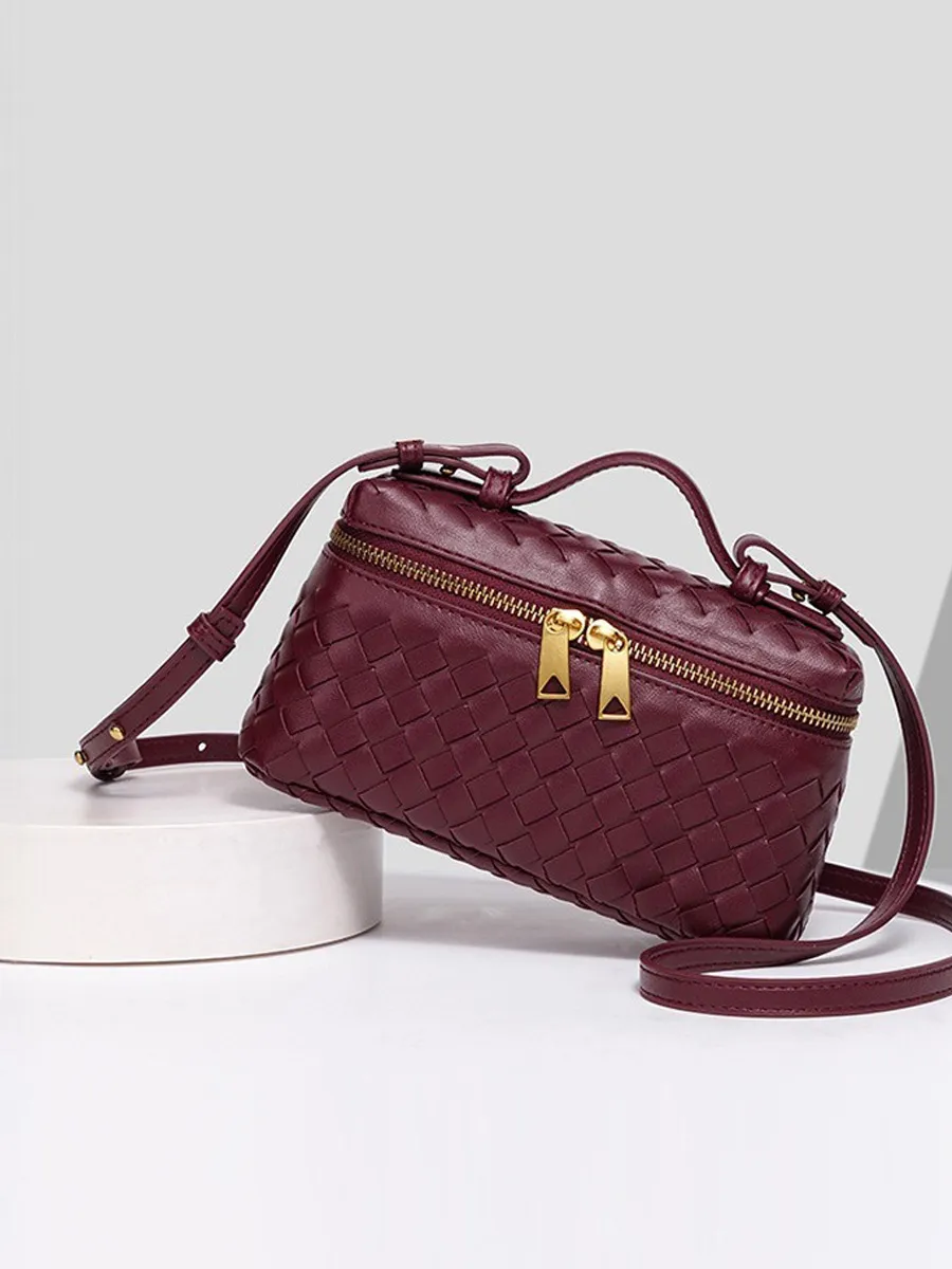 Cecelia Hand-Woven Box Bag