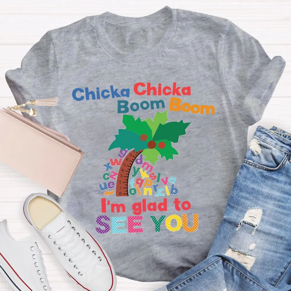 I'M Glad To See You Reading Teacher T-Shirt