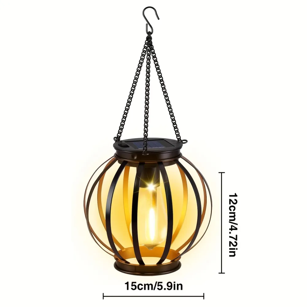 1 Pcs Solar Hanging Lantern Light