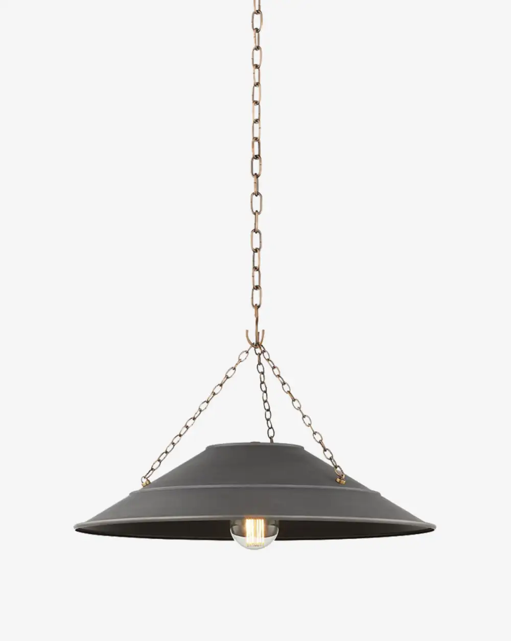 Tapered-Shade Pendant Light