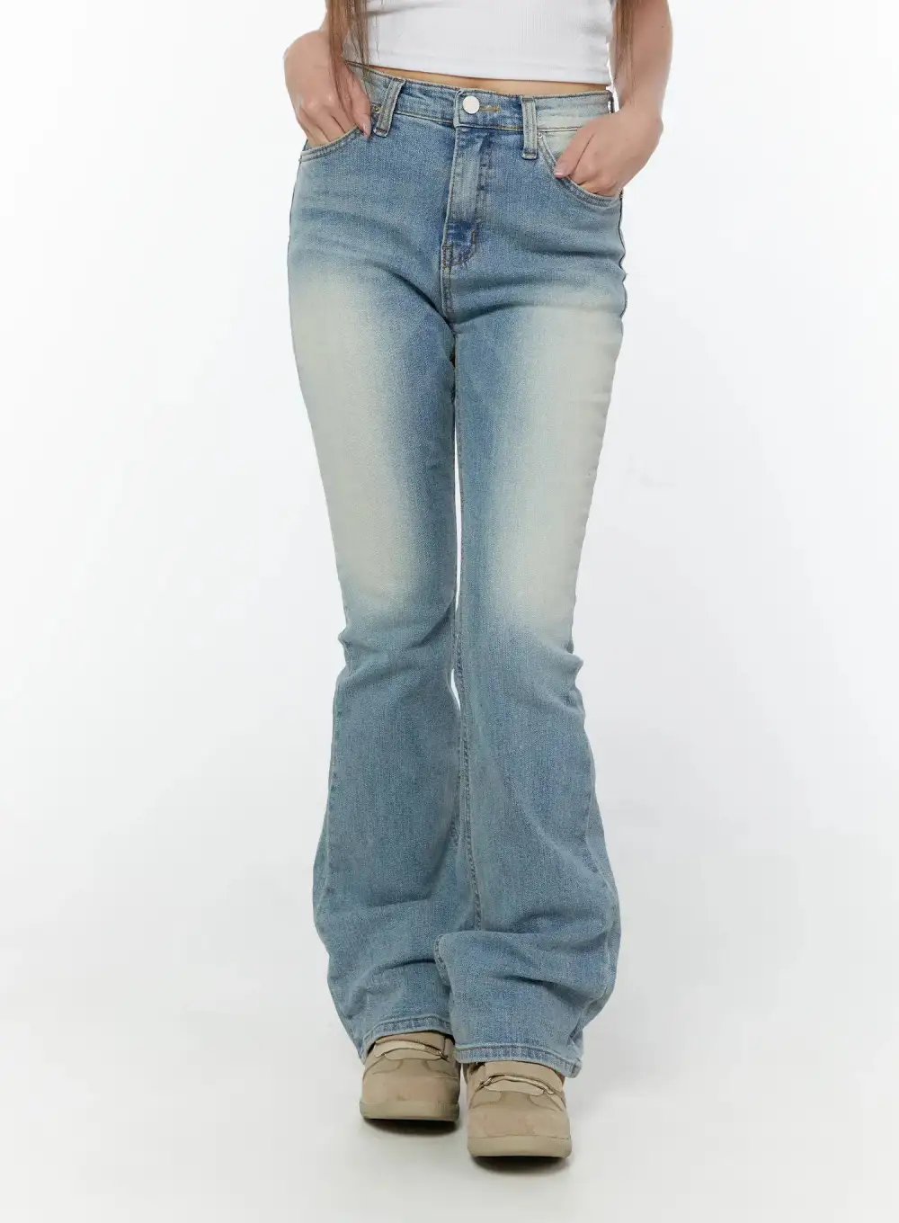 Regular-Fit Classic Bootcut Jeans