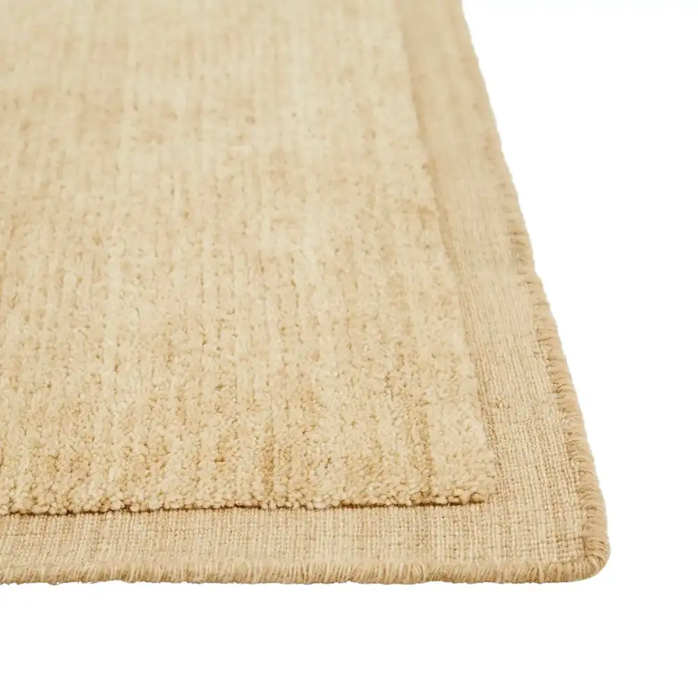 Wool Handwoven Bordered Relaxed Area Rug