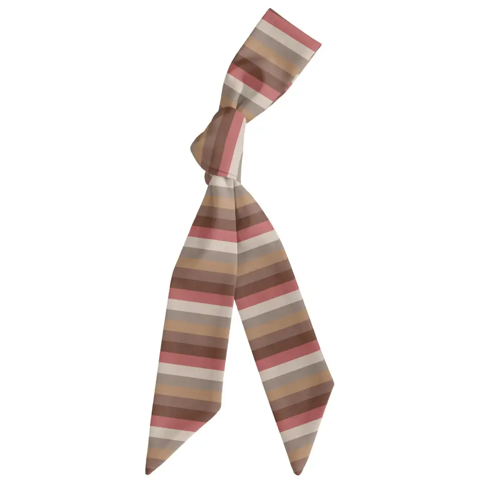 Horizontal Stripe Pattern Hair Scarf