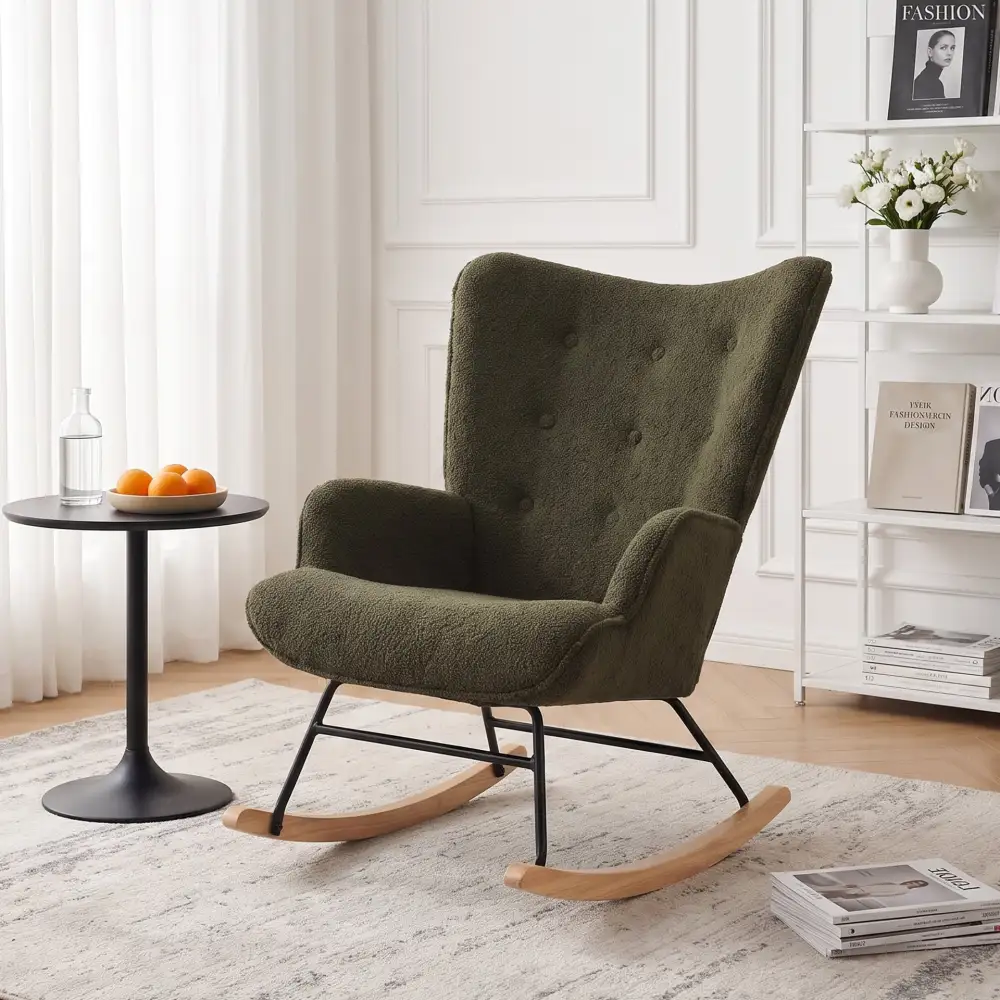 Supportive Living Room Rocking Armchair