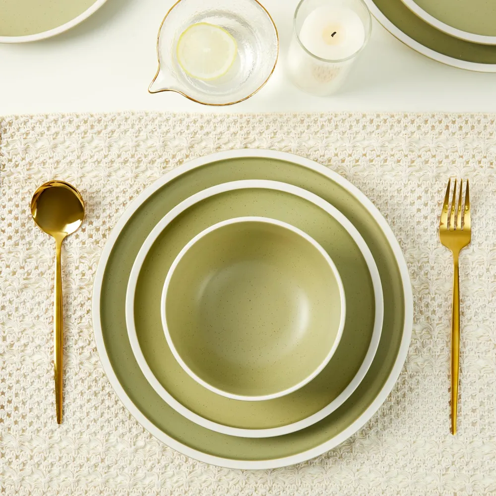 Speckled Stoneware Tableware Set