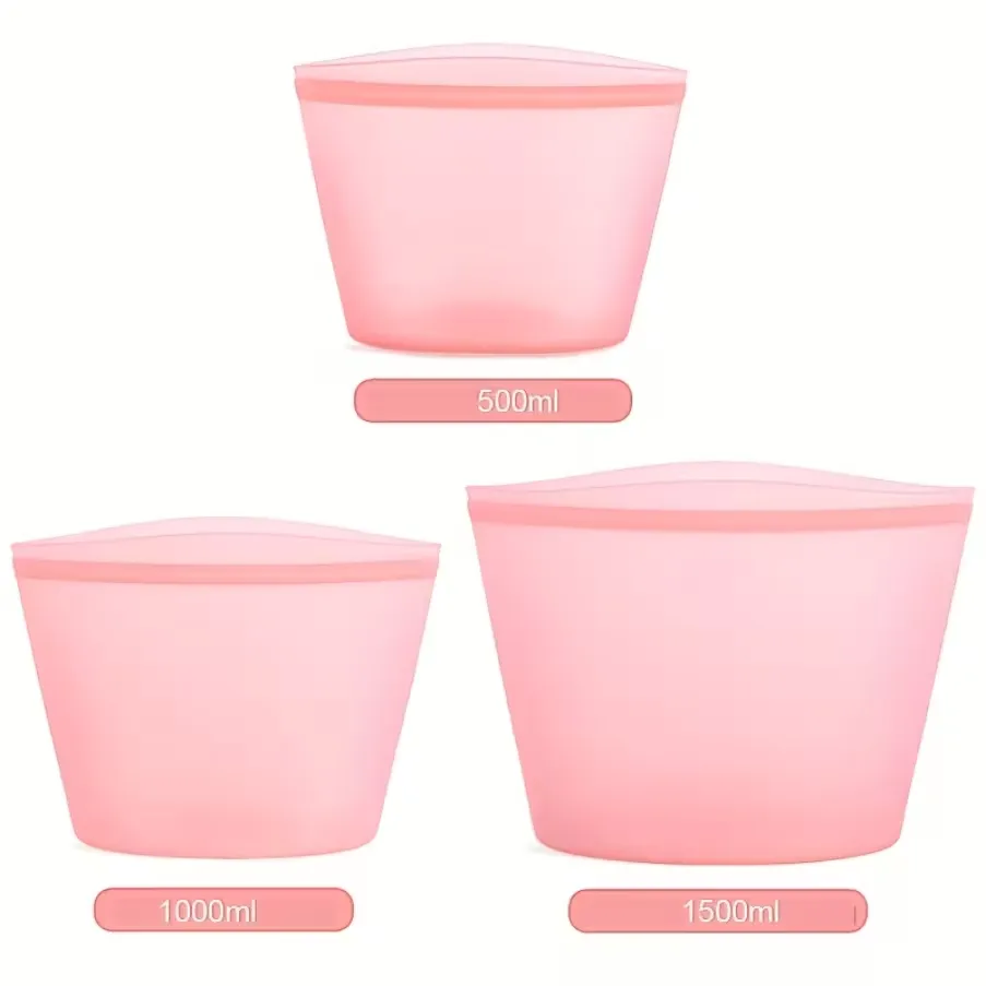 Reusable Silicone Freezer Bag