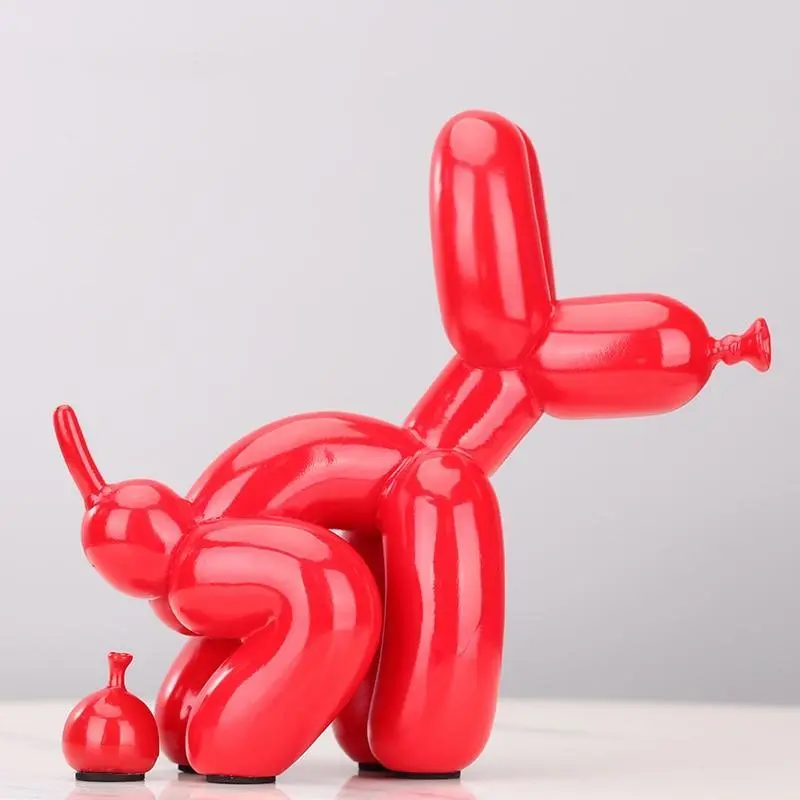 Colorful Dog Accent Sculpture