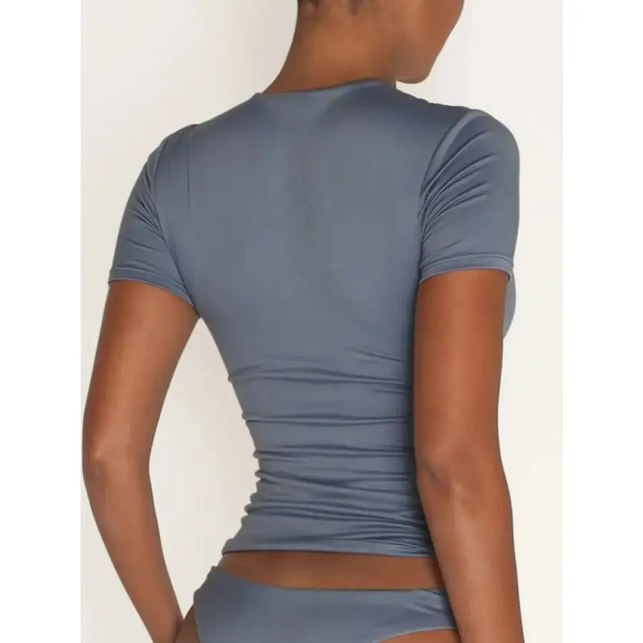 Women's Short-Sleeve Swim Top