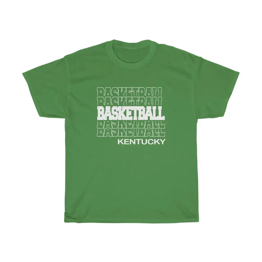 Basketball Kentucky in Modern Stacked Lettering