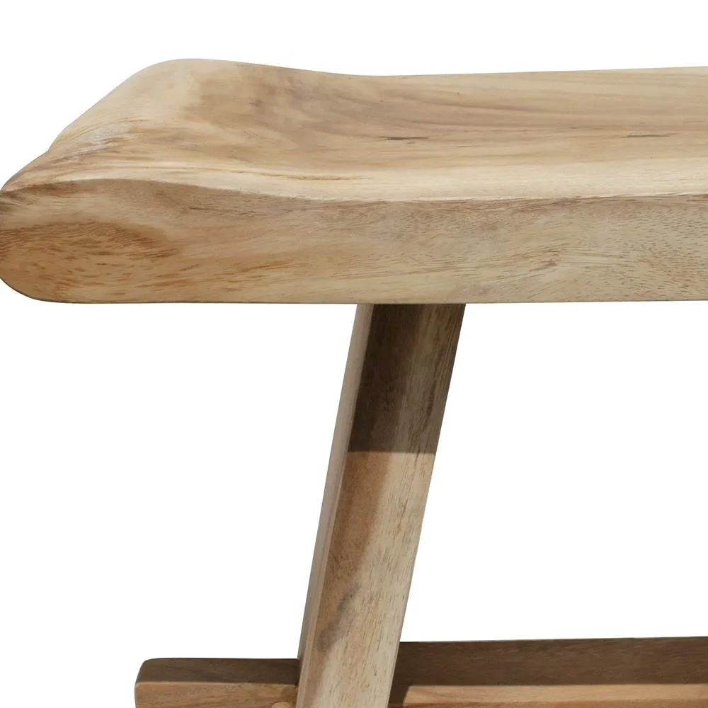 Solid Wood Narrow Bench