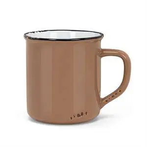 Weathered Enamel Style Stoneware Mug