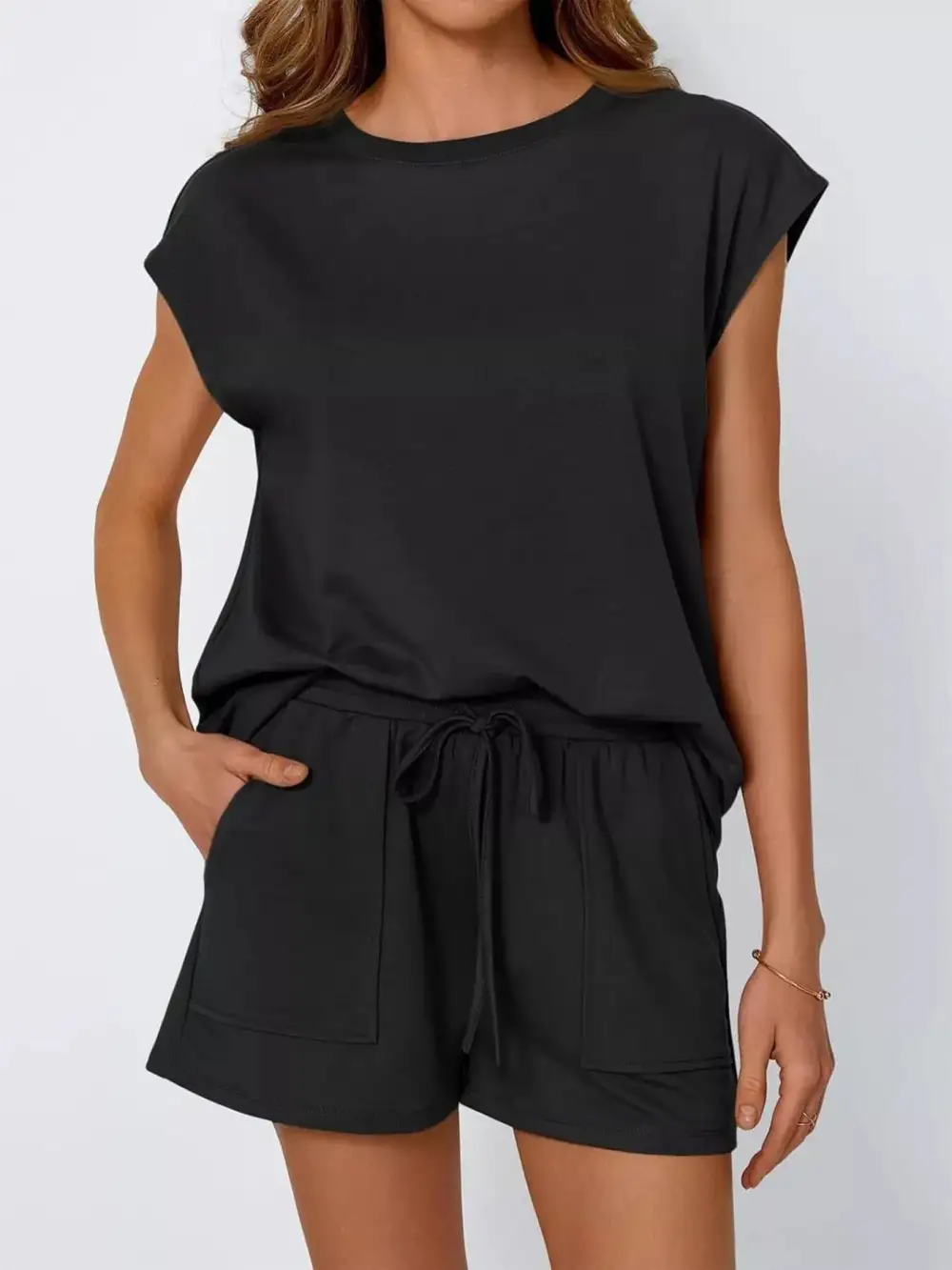 Casual T Shirt Shorts Set