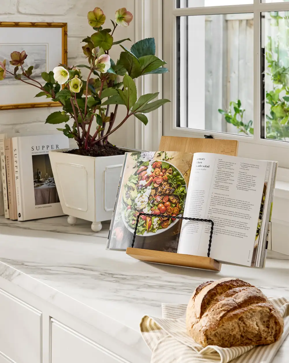 Wood Cookbook Holder