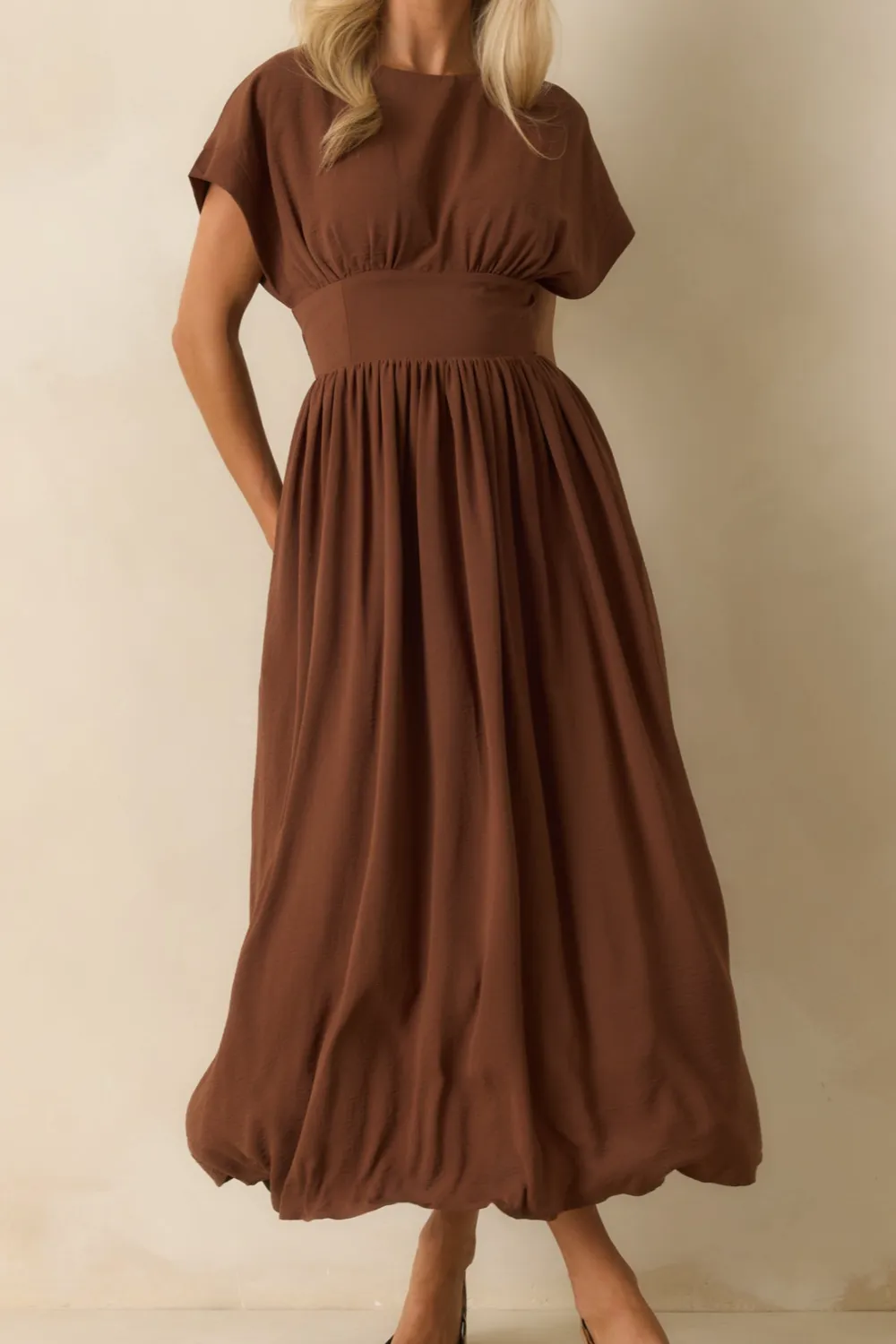 Short Sleeve Promised Maxi Dress