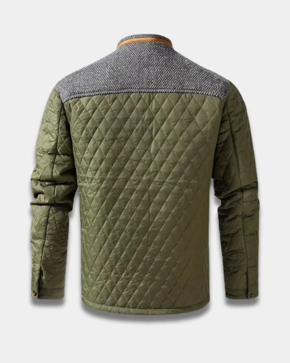 Diamond Quilted Button Jacket