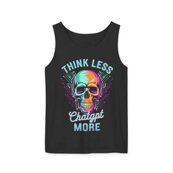 Skull Artwork Racerback Tank Top