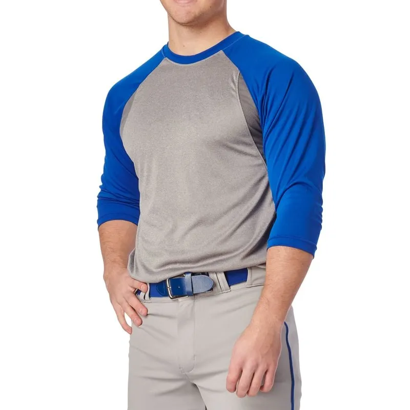 Men's Three-Quarter-Sleeve Raglan Performance T-Shirt