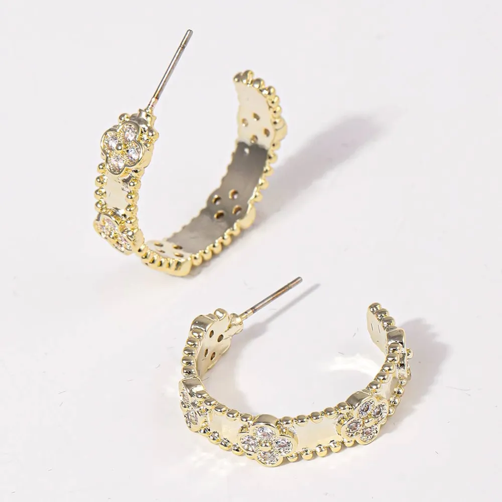 Graceful Statement Hoop Earrings