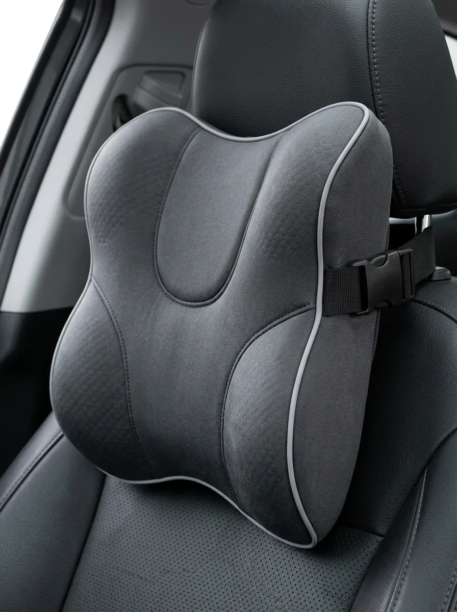 Ergonomic Memory Foam Automotive Neck Support Pillow