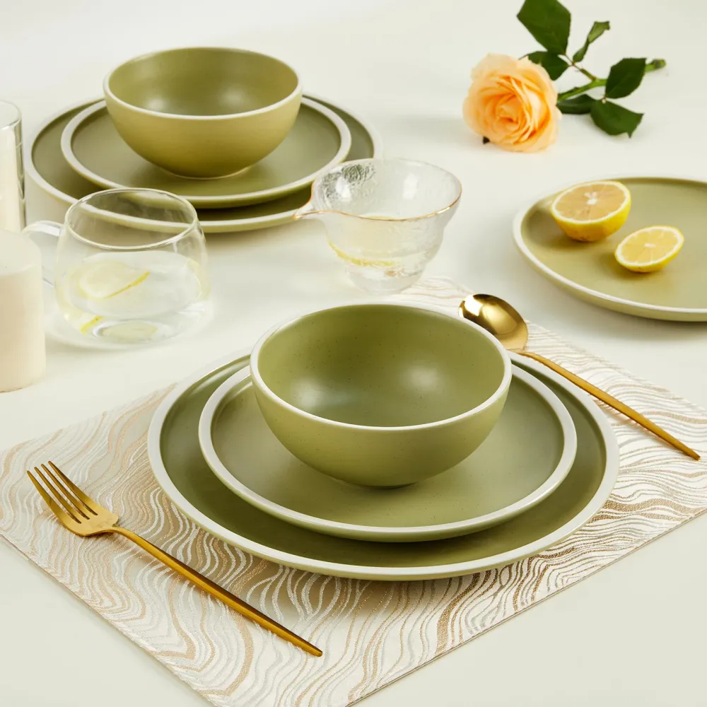 Speckled Stoneware Tableware Set