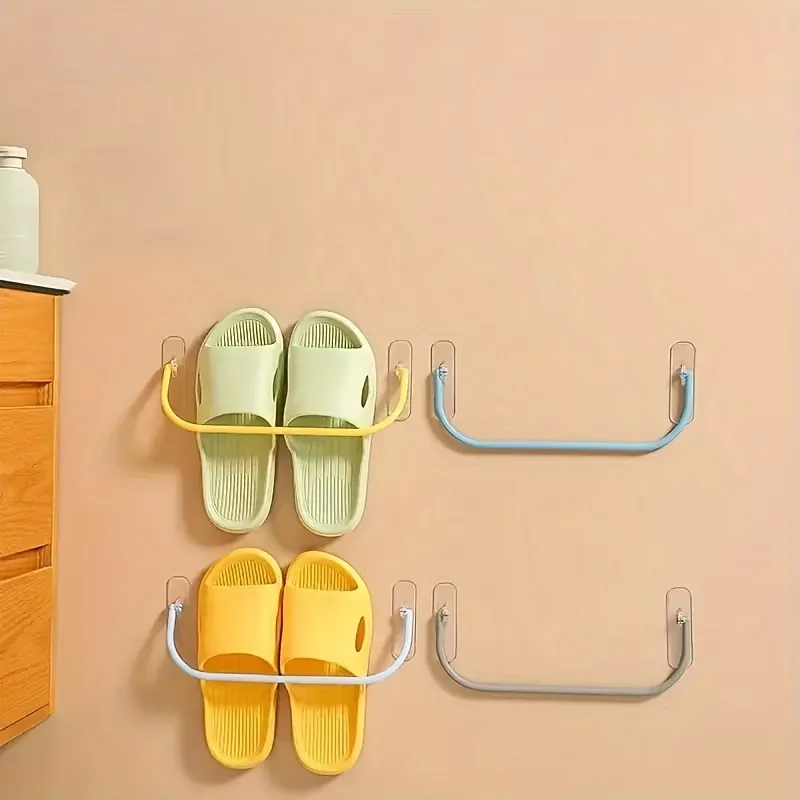 2 Pcs Wall-Mounted Shoe Rack