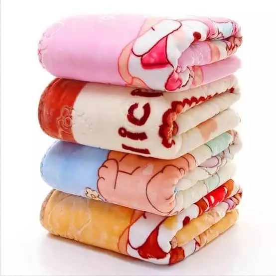 New born Baby Supersoft Printed Mink Blanket
