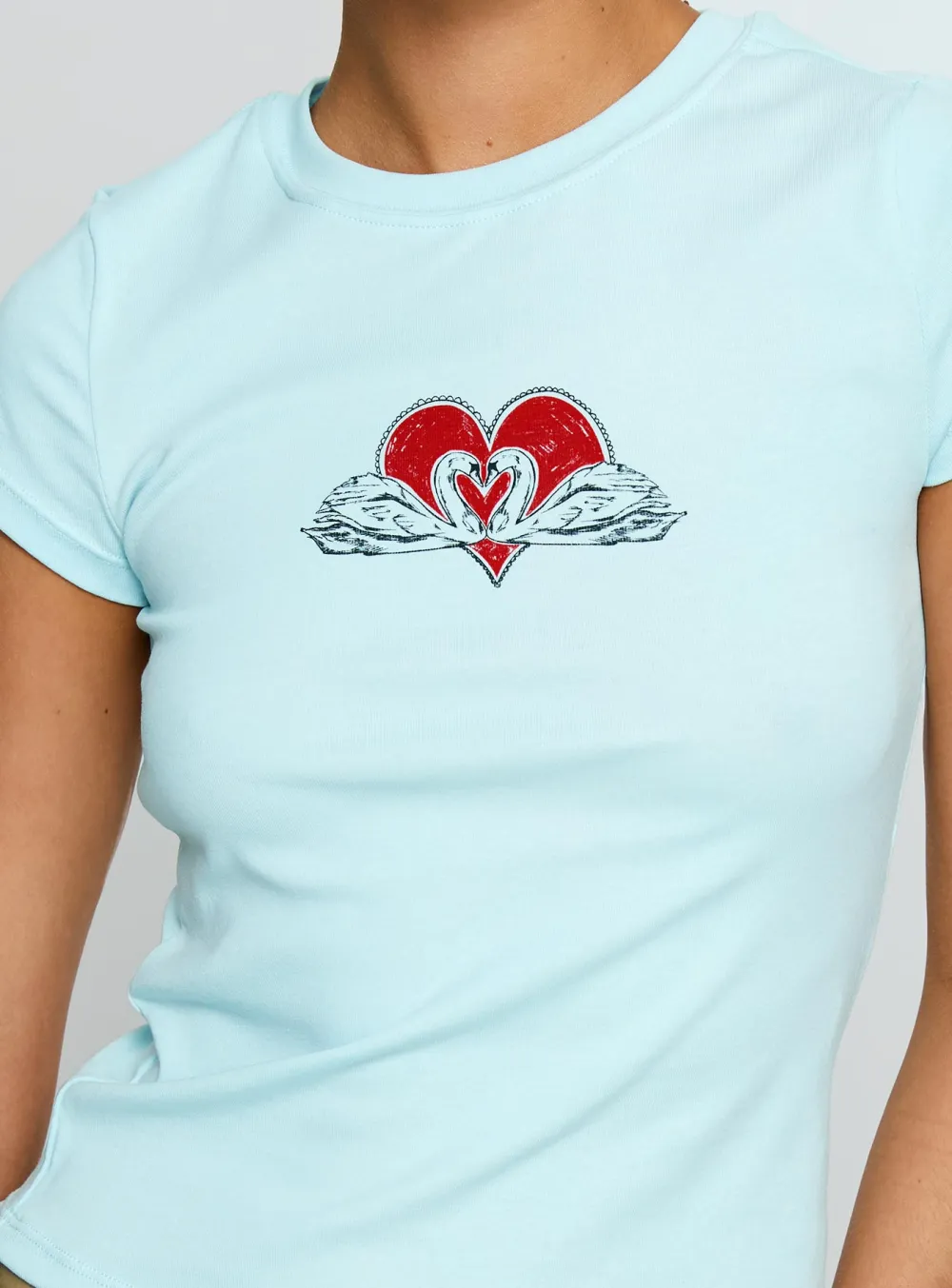 Sweet Swans Baby Graphic Tee