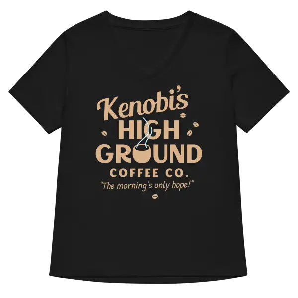 Coffee High Ground V Neck Tee