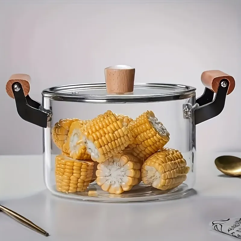 Heat-Resistant Glass Cooking Pot