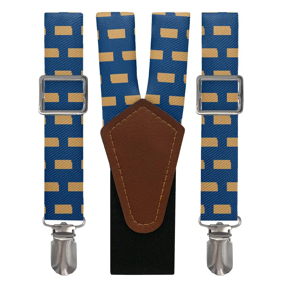Crisp Pattern Motif Suspenders