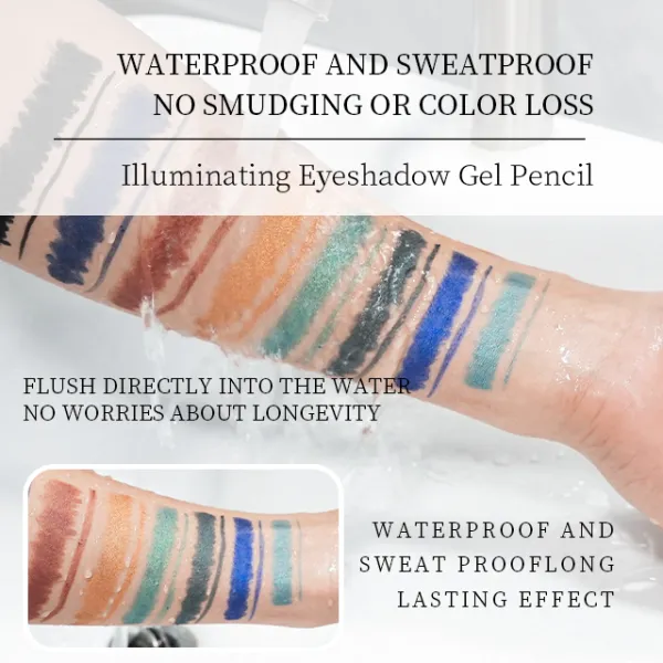 Eye Shadow Pen Waterproof High Pigment Shimmer Eyeshadow Stick