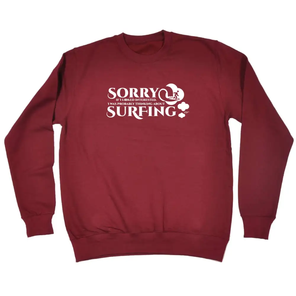 Surfing Thoughts Graphic Sweatshirt