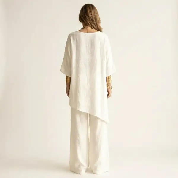 Shoyana | Asymmetric Linen Set