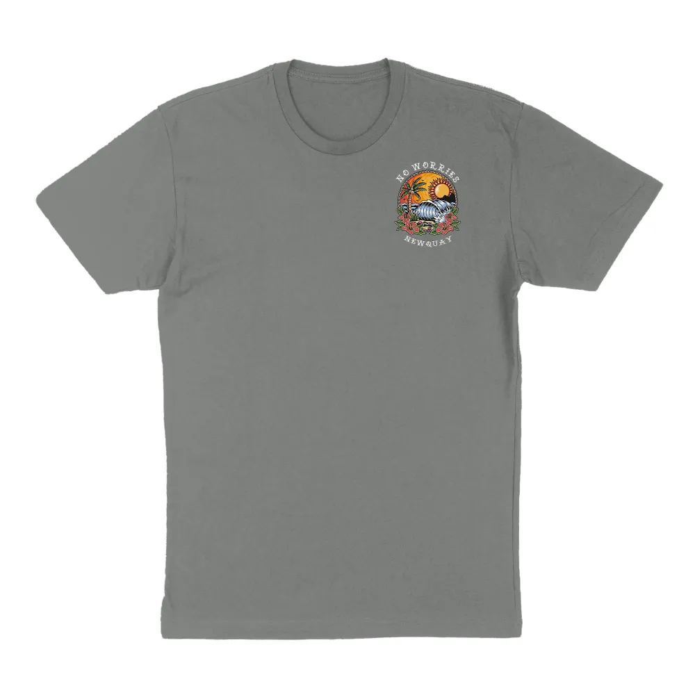 Relaxed Beach Scene Graphic T-Shirt