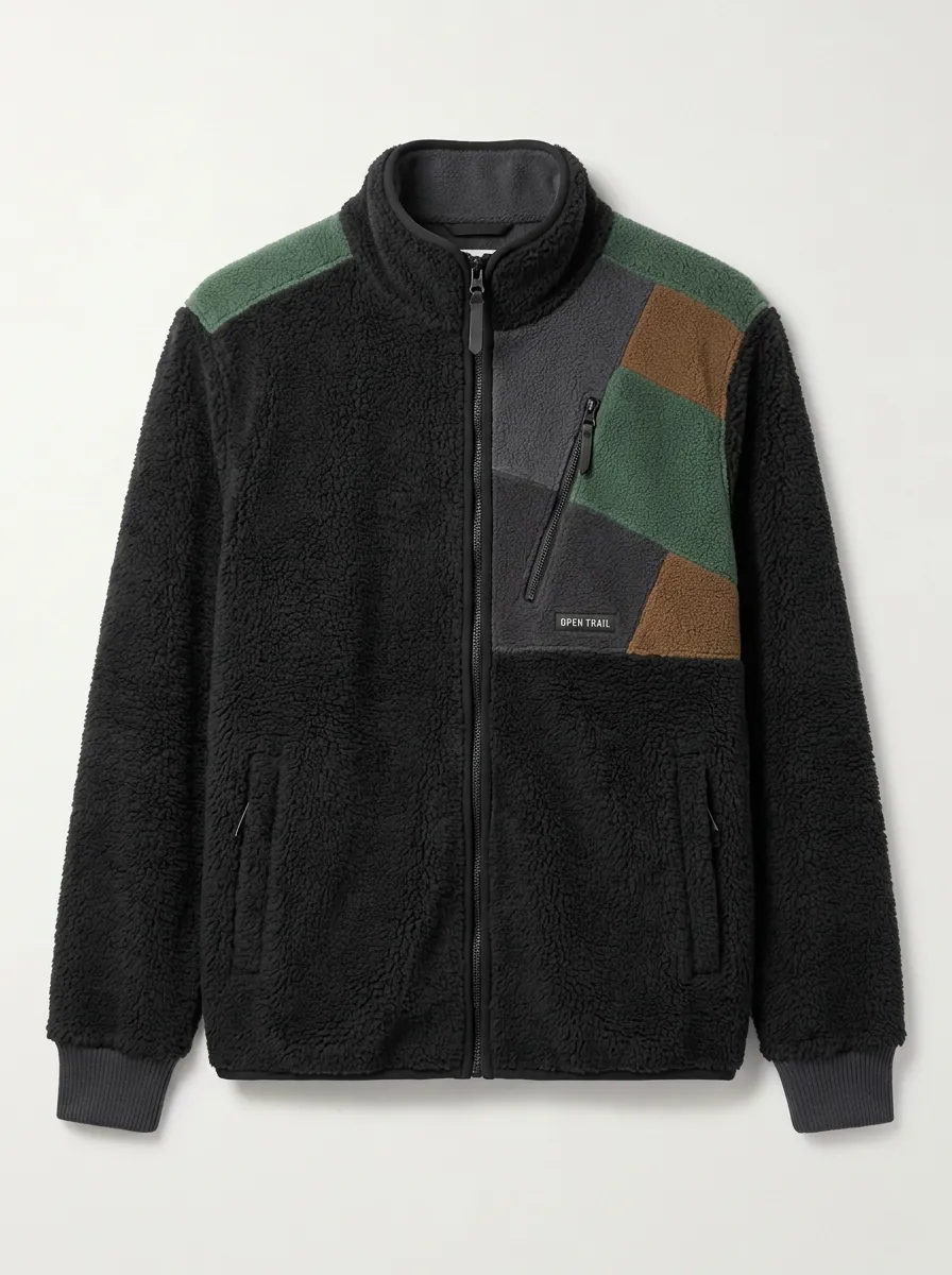 Hiking Open Trail Colorblock Fleece Jacket