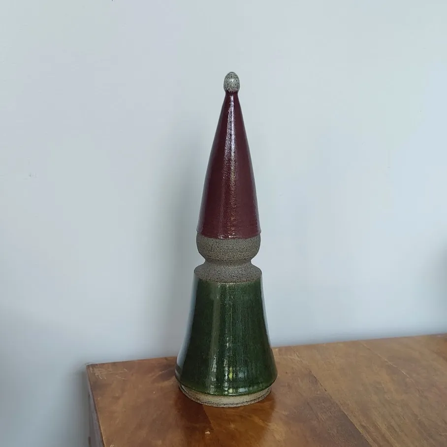 Handcrafted Ceramic Gnome Ornament