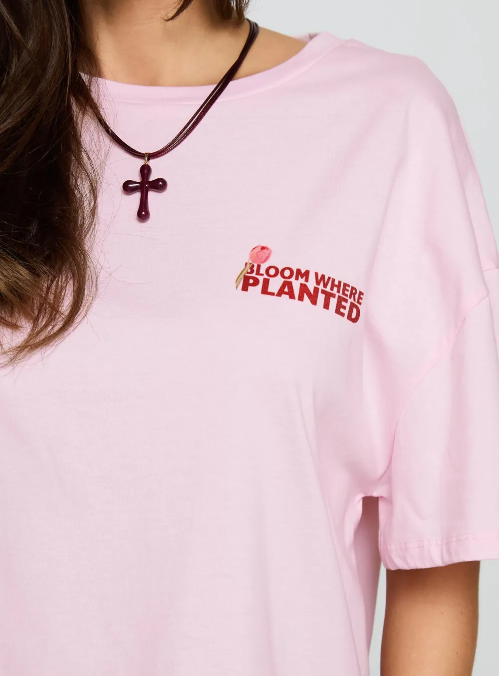 Flower Chart Oversized Graphic Tee