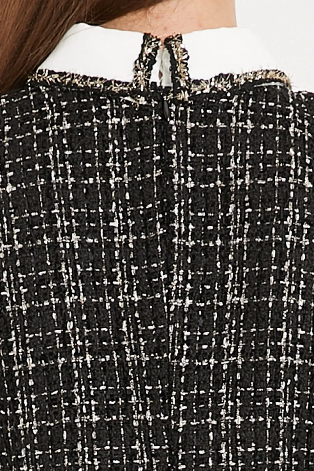 Tweed Trumpet Mini Dress