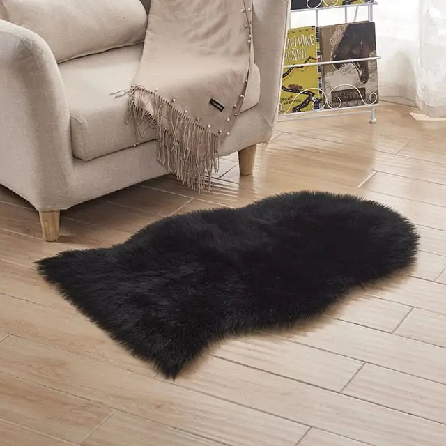 Faux-Fur Decorative Area Rug