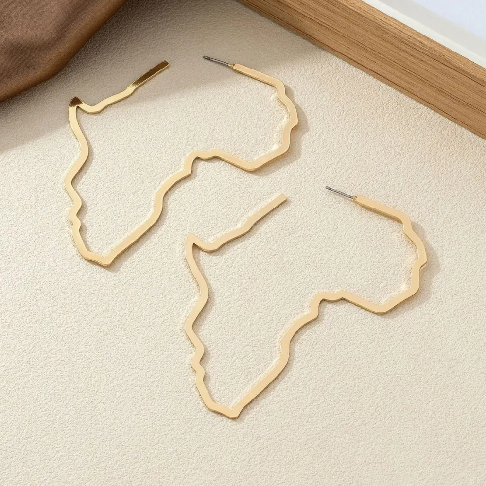 Punk Map Earrings